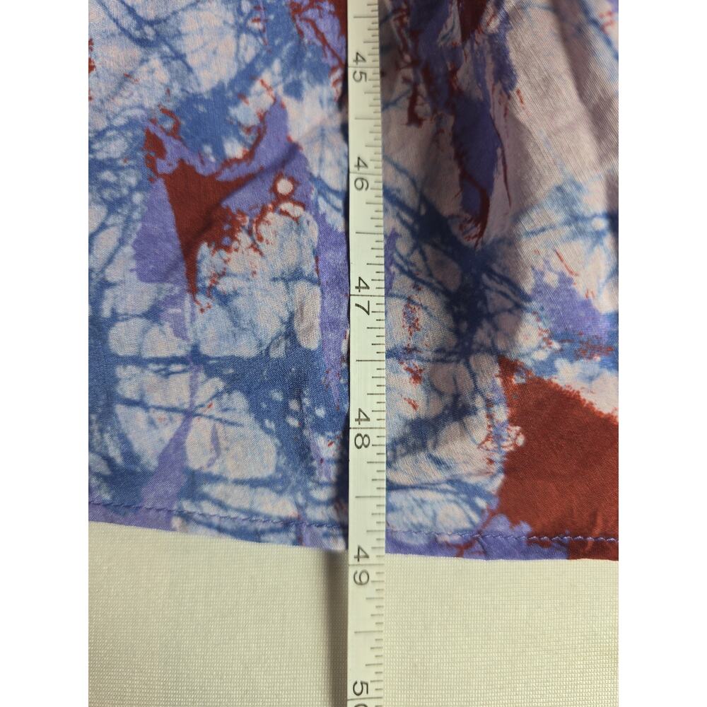 Anthropologie V-Neck A-Line Midi Dress. Size M. Ret $228. Silk & Cotton Blend - Picture 9 of 12